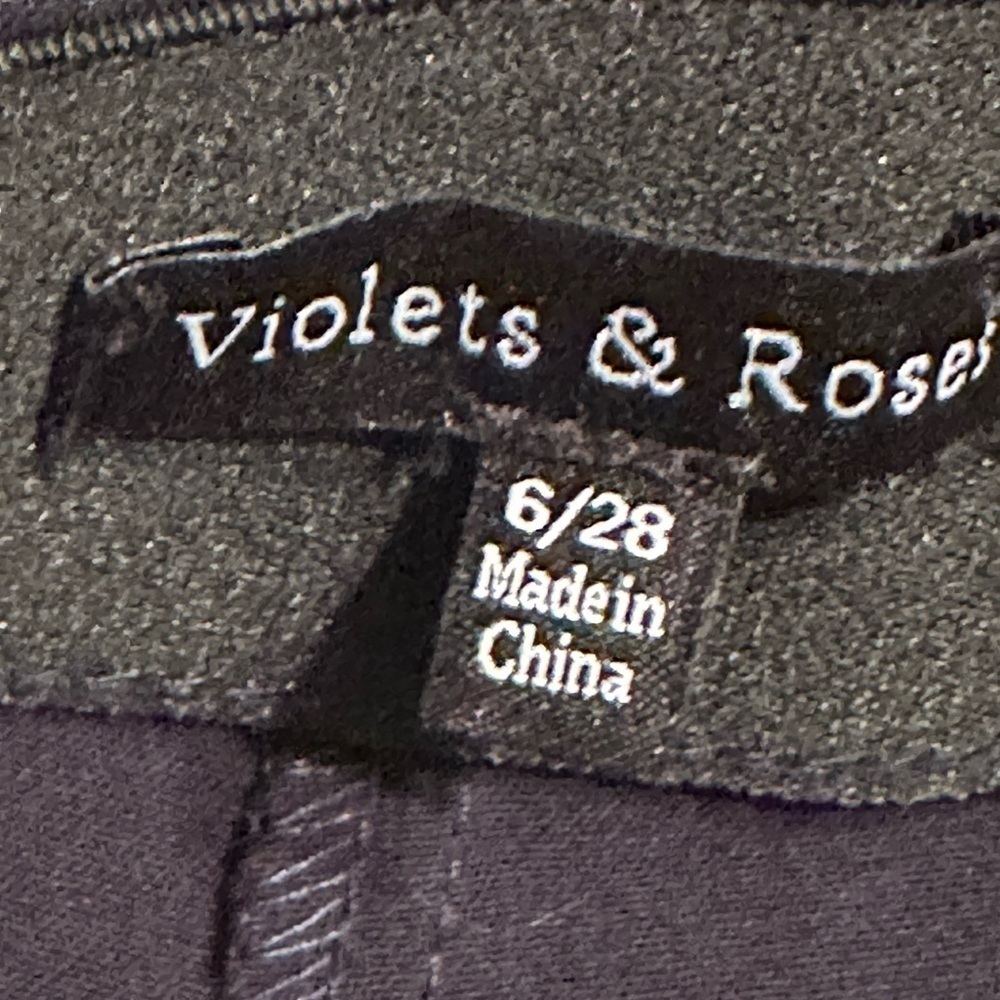 NWT Violets & Roses Addley High Rise Straight Pant - Picture 8 of 16